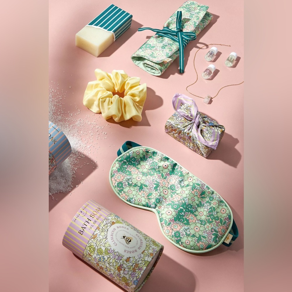 New🌟Anthropologie-Mer-Sea & Co. Avant Garden Sleep Mask